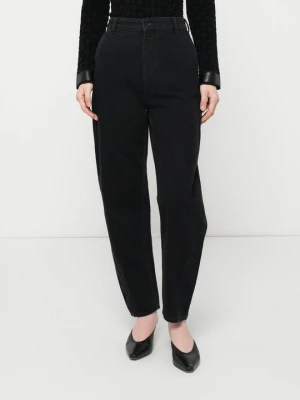 Jeansy damskie mom fit Emporio Armani czarny