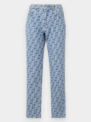 Jeansy damskie mom fit KARL LAGERFELD niebieski denim
