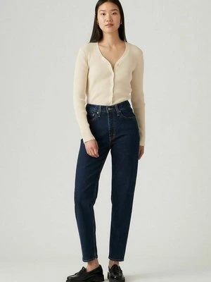 Jeansy damskie mom fit Levi's niebieski denim