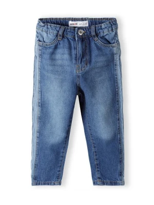 Jeansy damskie mom fit MINOTI niebieski denim