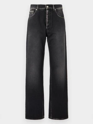 Jeansy damskie mom fit Moschino