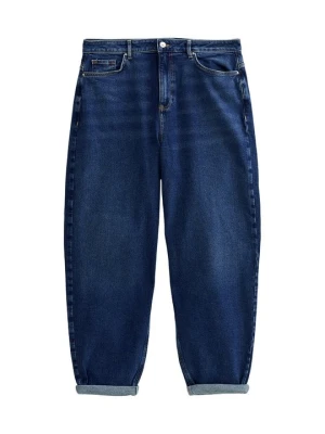 Jeansy damskie mom fit New Look niebieski