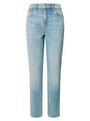 Jeansy damskie mom fit Pepe Jeans niebieski