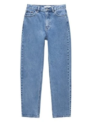 Jeansy damskie mom fit PULL&BEAR jasnoniebieski denim