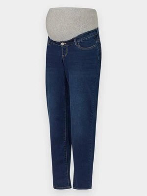 Jeansy damskie mom fit Vero Moda ciemnoniebieski