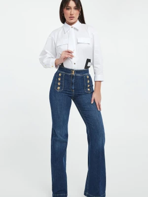 Jeansy damskie palazzo ELISABETTA FRANCHI