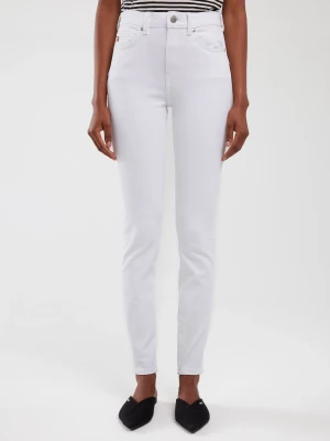 Jeansy damskie push up z wysokim stanem białe Melinda High Waist 101 BIG STAR
