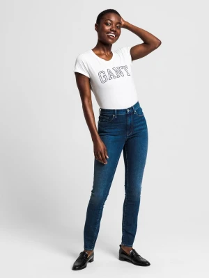 Jeansy Damskie z Bardzo Elastycznej Tkaniny Skinny GANT