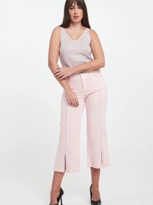 Jeansy damskie z kryształkami JOSEPH RIBKOFF