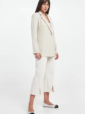 Jeansy damskie z kryształkami JOSEPH RIBKOFF