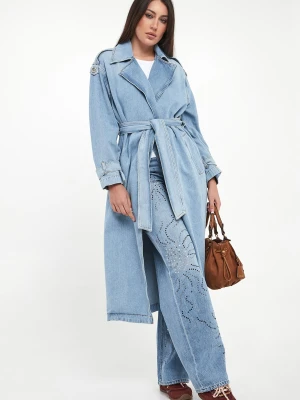 Jeansy damskie z kryształkami LIU JO