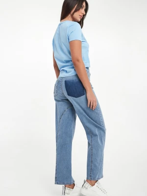 Jeansy damskie z logo SPORTALM