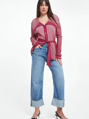 Jeansy damskie z paskiem LIU JO