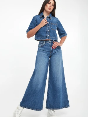 Jeansy damskie z wysokim stanem LIU JO