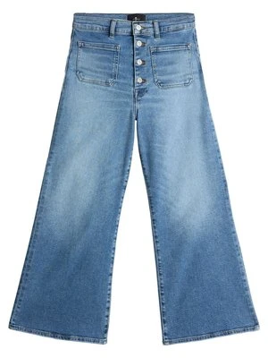 Jeansy Dzwony 7 For All Mankind niebieski denim