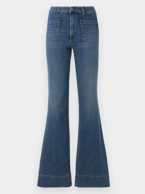 Jeansy Dzwony Ag Jeans niebieski