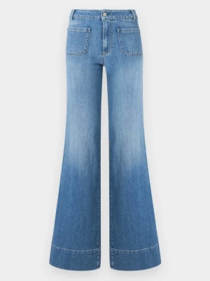 Jeansy Dzwony Ag Jeans niebieski denim