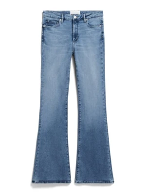 Jeansy Dzwony ARMEDANGELS niebieski denim