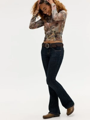 Jeansy Dzwony BDG Urban Outfitters niebieski