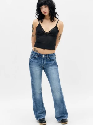 Jeansy Dzwony BDG Urban Outfitters niebieski