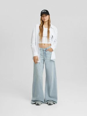 Jeansy Dzwony Bershka