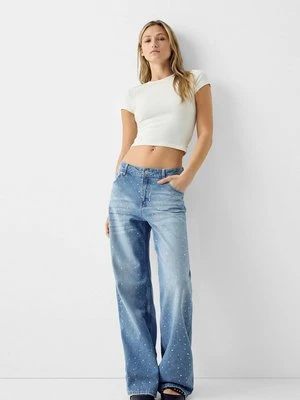 Jeansy Dzwony Bershka