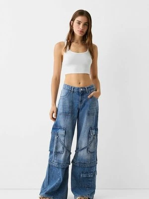 Jeansy Dzwony Bershka