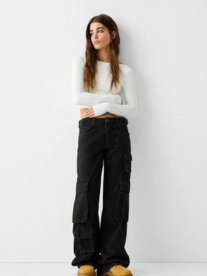 Jeansy Dzwony Bershka