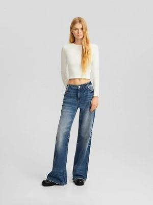 Jeansy Dzwony Bershka