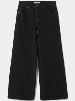 Jeansy Dzwony Bershka czarny
