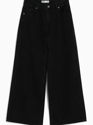Jeansy Dzwony Bershka czarny