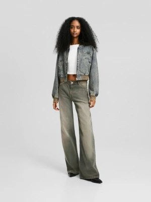 Jeansy Dzwony Bershka