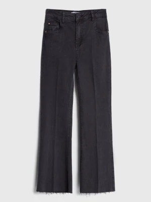 Jeansy Dzwony Bershka czarny
