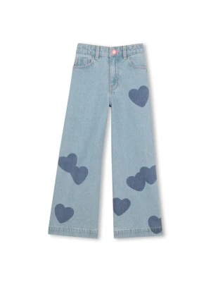 Jeansy Dzwony Billieblush niebieski denim