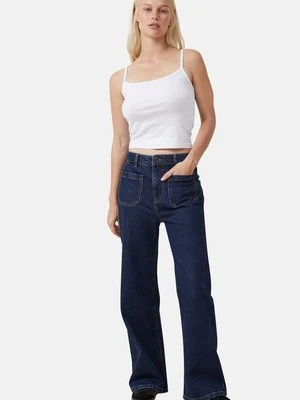 Jeansy Dzwony Cotton On ciemnoniebieski