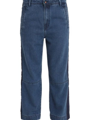 Jeansy Dzwony Denham niebieski denim