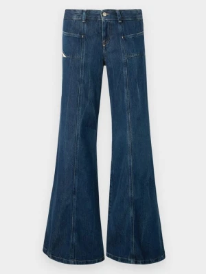 Jeansy Dzwony Diesel niebieski denim