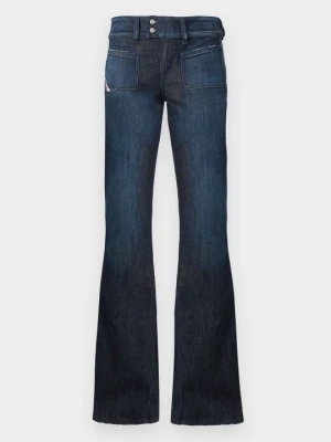 Jeansy Dzwony Diesel niebieski denim