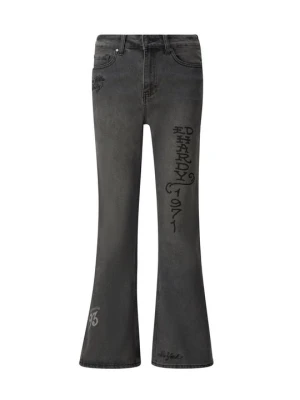 Jeansy Dzwony Ed Hardy czarny