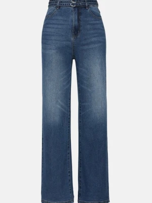 Jeansy Dzwony Even&Odd Tall By Zalando niebieski denim