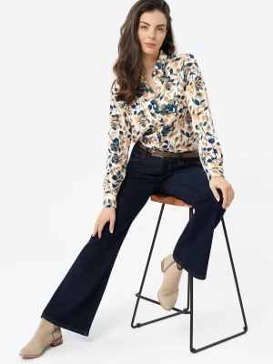 Jeansy dzwony, Flare Fit, D-MAG Volcano Granatowy