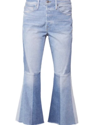 Jeansy Dzwony Frame niebieski denim