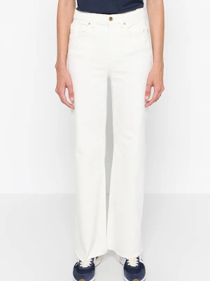 Jeansy Dzwony GAS Jeans biały