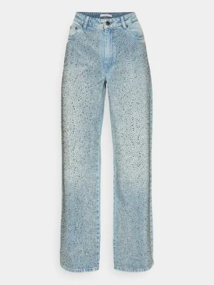 Jeansy Dzwony Gestuz niebieski denim