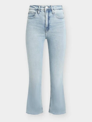 Jeansy Dzwony Good American niebieski denim