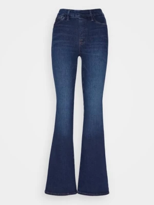 Jeansy Dzwony Good American niebieski denim