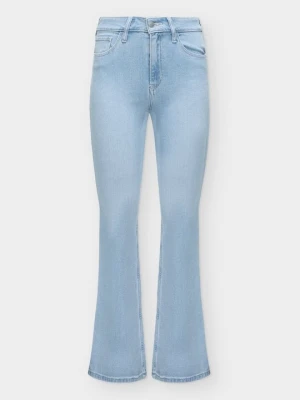 Jeansy dzwony Hollister Co. jasnoniebieski