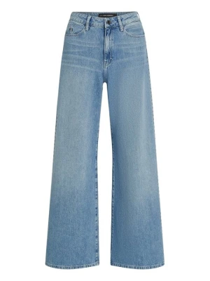 Jeansy Dzwony KARL LAGERFELD jasnoniebieski denim