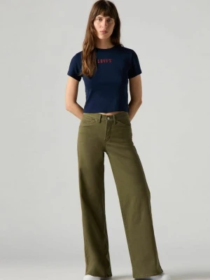 Jeansy Dzwony Levi's zielony