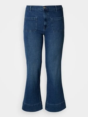 Jeansy Dzwony ONLY Carmakoma niebieski denim
